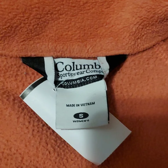 Columbia Vibrant Orange Fleece Jacket - Picture 2 of 6